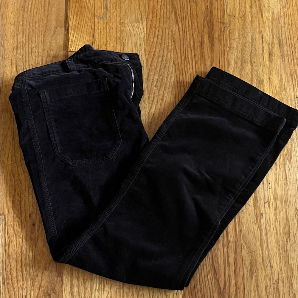 Free People Velour Black Pants 12